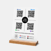 Scanner pour payer Code QR PayPal, Venmo, Cash App (Angle)