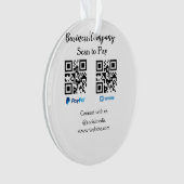 Scanner pour payer le code q r paypal venmo ajoute (devant)