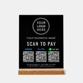 Scanner pour payer les codes QR Logo Paypal Venmo (Recto)