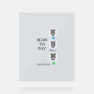 scanner pour payer venmo cashapp détails du code Q
