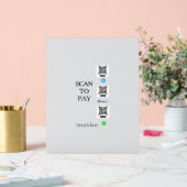 scanner pour payer venmo cashapp détails du code Q (Mariage)