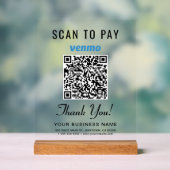 Scannez pour payer le code QR Venmo (Neutre)