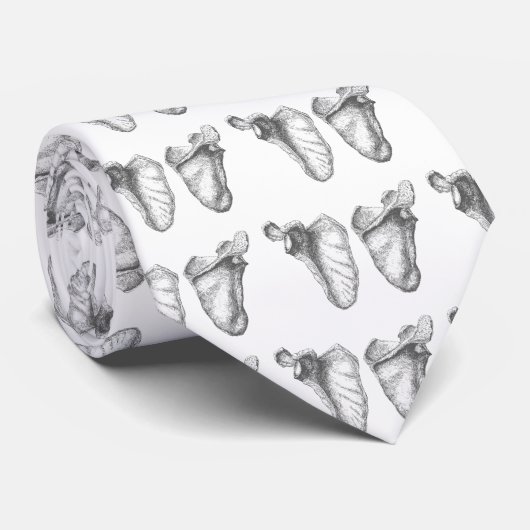 Scapula Gray Stropdas (Opgerold)