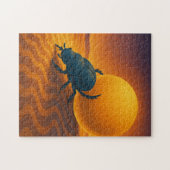 Scarab Beetle Puzzle Divine Sacré Or (Horizontal)