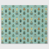 Scarab Beetles Cadeaupapier (Vlak)
