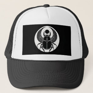 Scarab Kever Trucker Hoed 002- Oude Symboolwinkel Pet