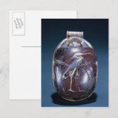 Scarab met Heron uit Tutankhamun Briefkaart (Voorkant / Achterkant)