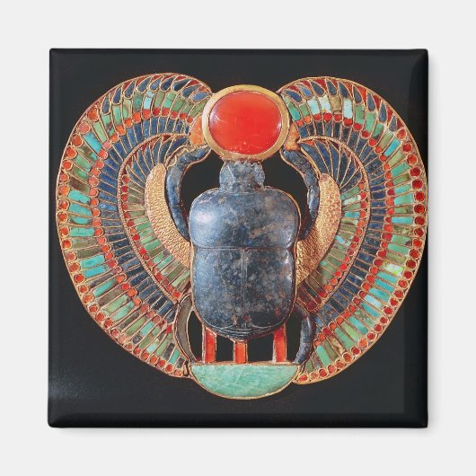 Scarab-pectoris, van de tombe van Tutankhamun Magneet (Voorkant)