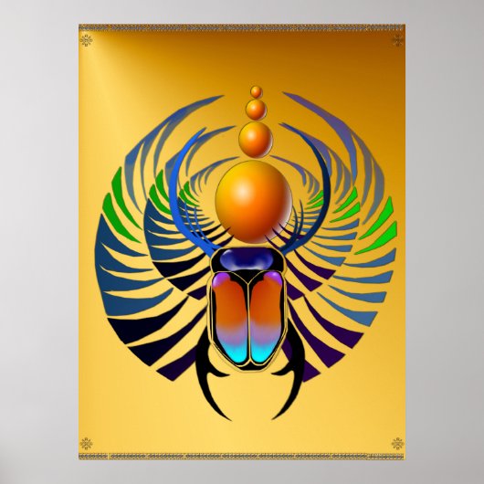 Scarab-Poster Poster (Voorkant)