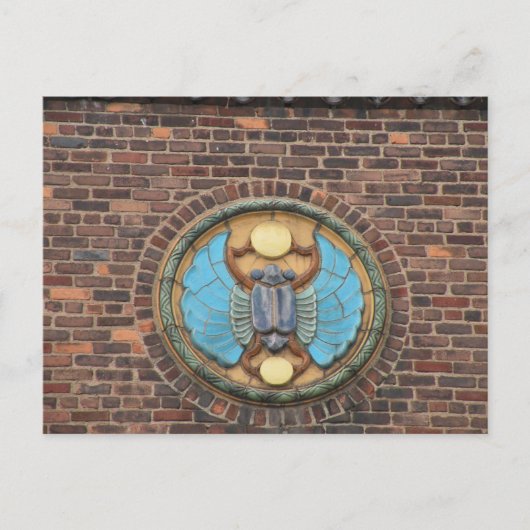 Scarab tile Detroit Michigan Briefkaart (Voorkant)