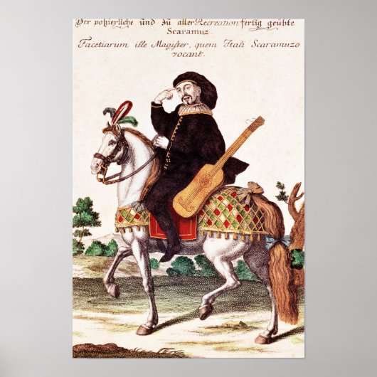 Scaramouche op Horseback Poster (Voorkant)
