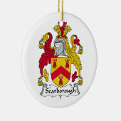Scarborough Family Crest Keramisch Ornament (Rechts)