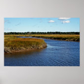 Scarborough Marsh (zoutwater) Maine Poster (Voorkant)