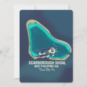 Scarborough Shoal West Filipijnse Zee Kaart