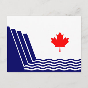 Scarborough, vlag Ontario Briefkaart