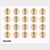 scarecromerstickers ronde sticker (Vel)