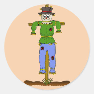 scarecromerstickers ronde sticker