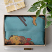 "Scarecrow and Cowarly Lion" door John R Neill Tissuepapier (Geschenk)