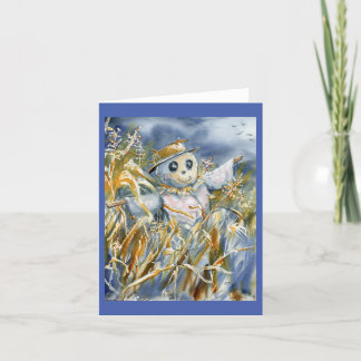 "Scarecrow" Blank notiecard Bedankkaart