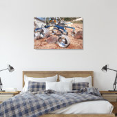 Scarecrow, een mobiliteitstestmodel canvas afdruk (Insitu (Slaapkamer))