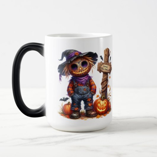 Scarecrow Éffrayant Halloween Mug (Gauche)