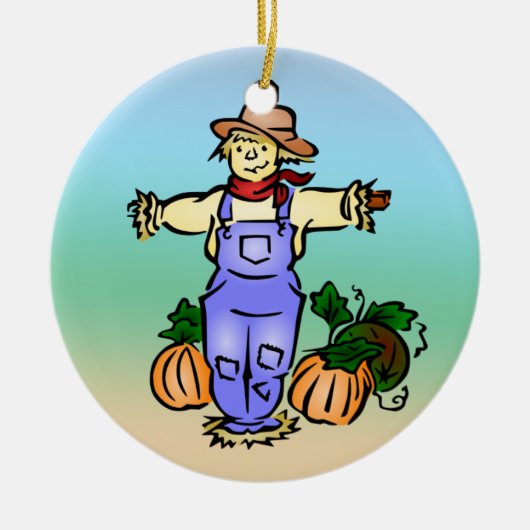 Scarecrow Farmer Ornament (Voorkant)