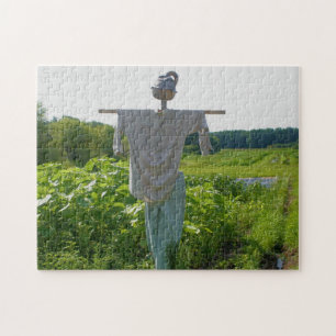 Scarecrow in tuinveld Natuur Legpuzzel