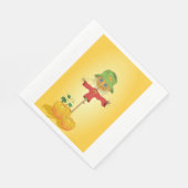 Scarecrow met pompoenpapier servetten (Hoek)