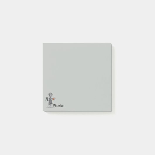 Scarecrow Mummy Gray Post-it® Notes (Voorkant)
