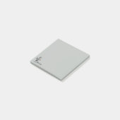 Scarecrow Mummy Gray Post-it® Notes (Schuin)