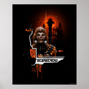 Scarecrow Oranje grafisch Poster