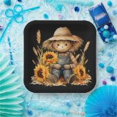 Scarecrow Papieren Bordje (Feest)