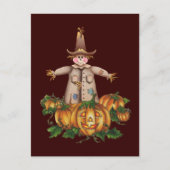 SCARECROW & PUMPKIN PATCH DOOR SHARON SHARPE BRIEFKAART (Voorkant)