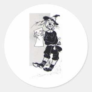 Scarecrow Ronde Sticker