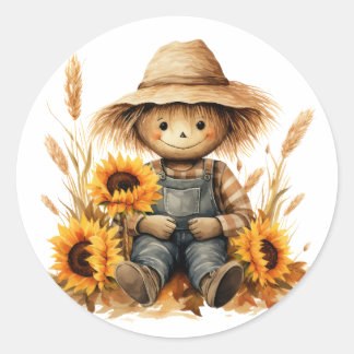 Scarecrow Ronde Sticker