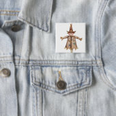 SCARECROW VAN SHARON SHARPE VIERKANTE BUTTON 5,1 CM (In situ)