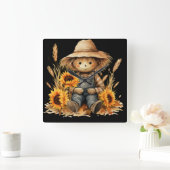 Scarecrow Vierkante Klok (Huis)