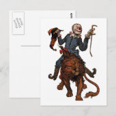 Scarecrows krijgt een rand van de leeuw briefkaart (Voorkant / Achterkant)