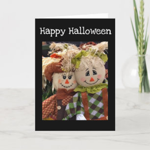 SCARECROWS SCHRIKKEN JE NIET AF VAN "HALLOWEEN" KAART