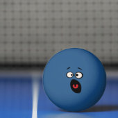 Scared Face Table Tennis Ball (Net)