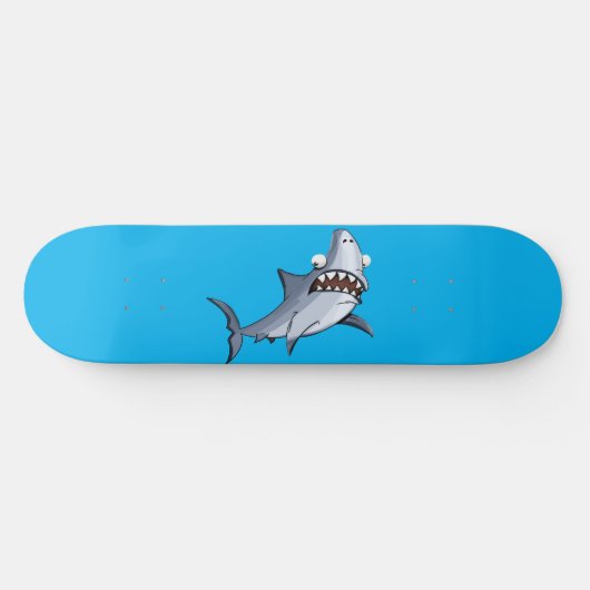 Scared Shark Skateboard Deck (Horizontaal)
