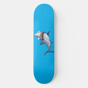 Scared Shark Skateboard Deck