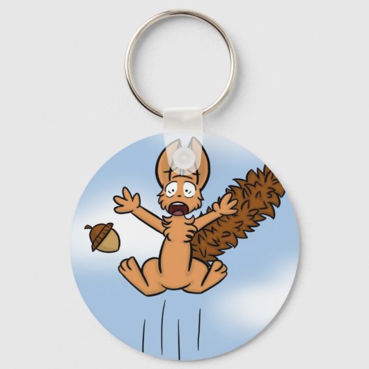 Scared Squirrel Sleutelhanger (Voorkant)