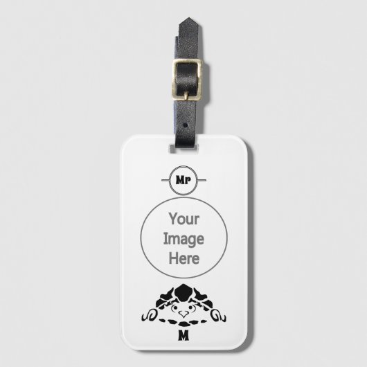 Scared Turtle Hiding in zijn Shell Bagagelabel (Voorkant (verticaal))