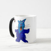 Scaredy Cat · Cooper Nielsen, Leeftijd 10 - morph Magische Mok (Voorkant links)