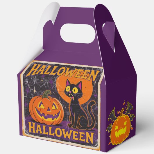 "Scaredy Cat" replica uit de jaren 50 Bedankdoosjes (Voorkant)