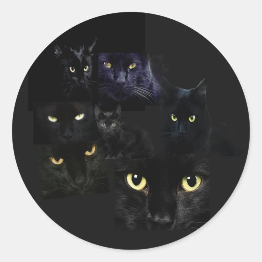 Scaredy Cats-Sticker Ronde Sticker (Voorkant)