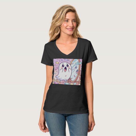 Scaredy Ghost T-shirt (Voorkant volledig)