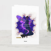 Scarey Faery Halloween Kaart (Achterkant)