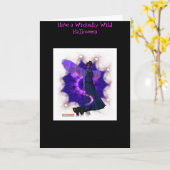 Scarey Faery Halloween Kaart (Gele Bloem)